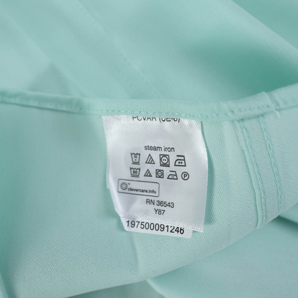 Van Heusen Dress Shirt Men Mint Green Ultra Wrinkle Free Big New 20 34/35 - Picture 13 of 13